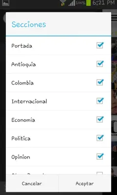 El Colombiano android App screenshot 1